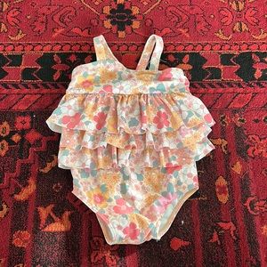 18-24 month one piece ruffle swimsuit